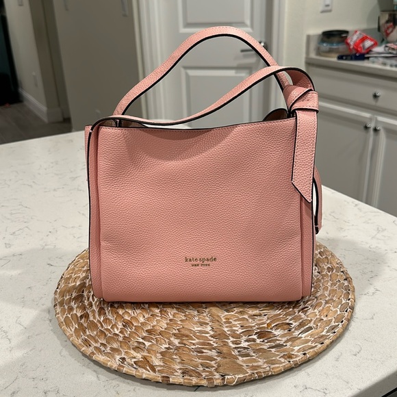 Kate Spade Coral Gable Pebbled Texture Knot Purse with Matching Wallet - Picture 3 of 4